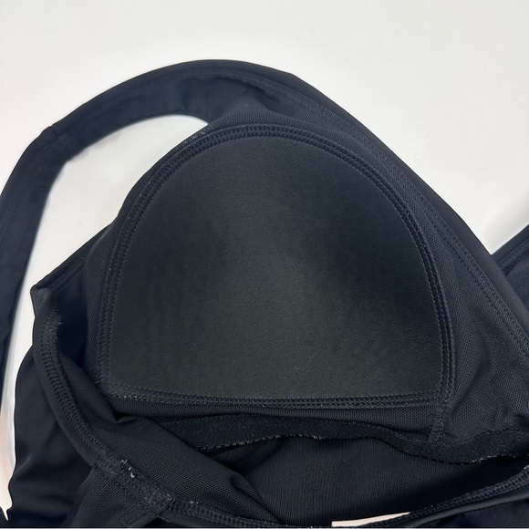 Boden Talamanca Swimsuit Black Size 10 LONG Style S0041 One Piece Ruched Waist - Picture 10 of 12